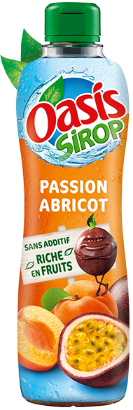 Bouteille de sirop Oasis Passion Abricot